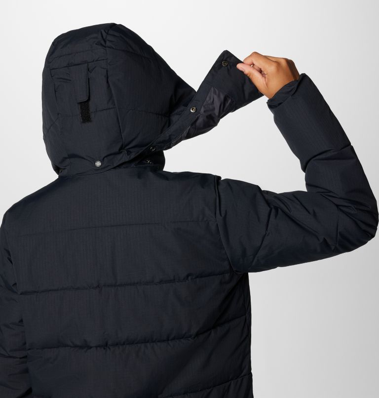 Women's Longhorn Ridge Puffer Jacket, Color: Black, image 6