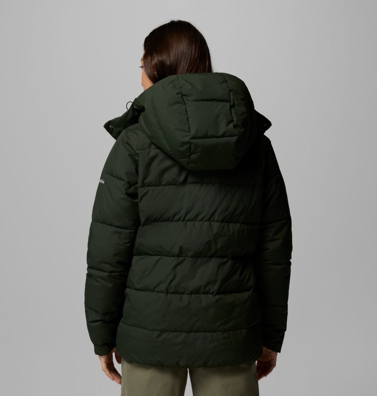 Women's Longhorn Ridge Puffer Jacket, Color: Greenscape, image 3