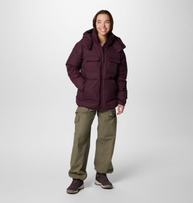 Women's Longhorn Ridge Puffer Jacket, Color: Moonvista, image 3