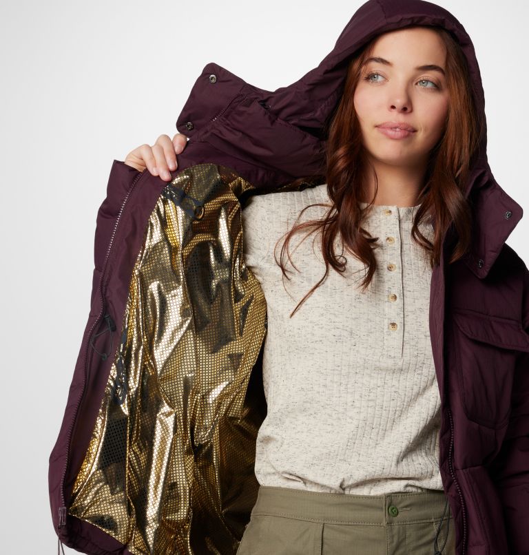 Women's Longhorn Ridge Puffer Jacket, Color: Moonvista, image 6