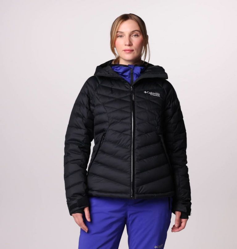 Women's Roaring Fork II Waterproof Down Ski Jacket, Color: Black