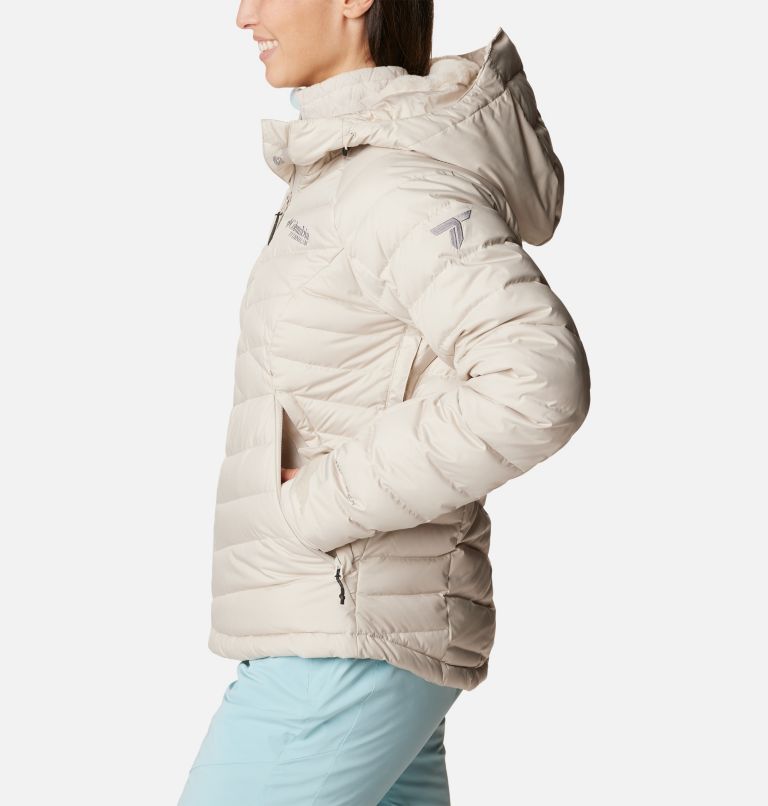 Women's Roaring Fork II Waterproof Down Ski Jacket, Color: Dark Stone, image 3