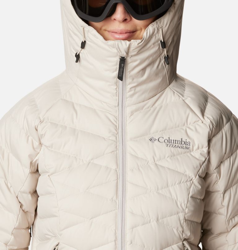 Women's Roaring Fork II Waterproof Down Ski Jacket, Color: Dark Stone, image 4