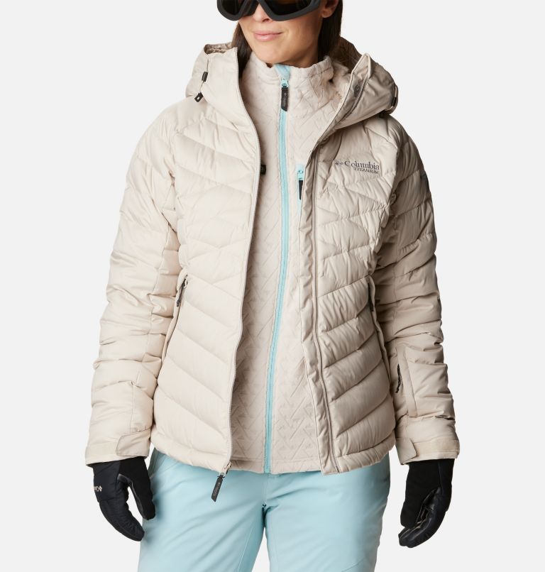 Women's Roaring Fork II Waterproof Down Ski Jacket, Color: Dark Stone, image 11