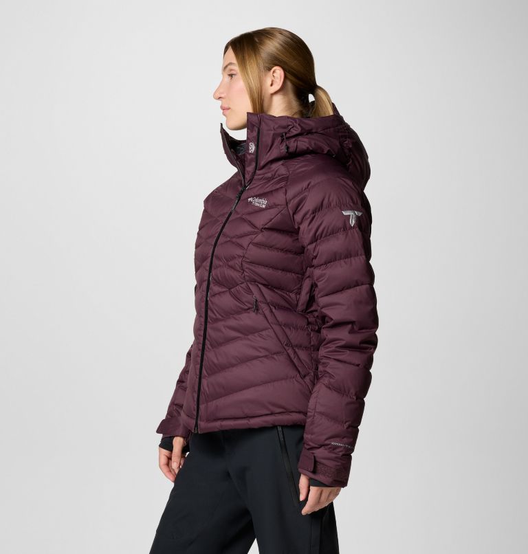 Chaqueta de esquí impermeable de plumón Roaring Fork II para mujer, Color: Moonvista, image 4