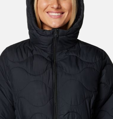Women's Crown Point II Hooded Puffer Jacket, Color: Black, image 8
