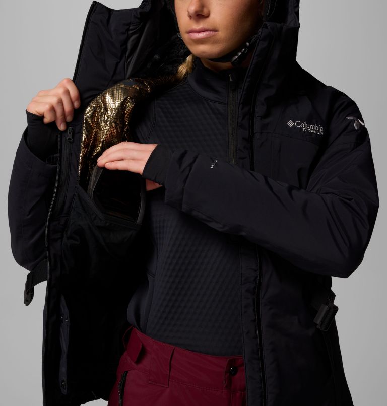Women's Cirque Bowl Insulated Jacket, Color: Black, image 5