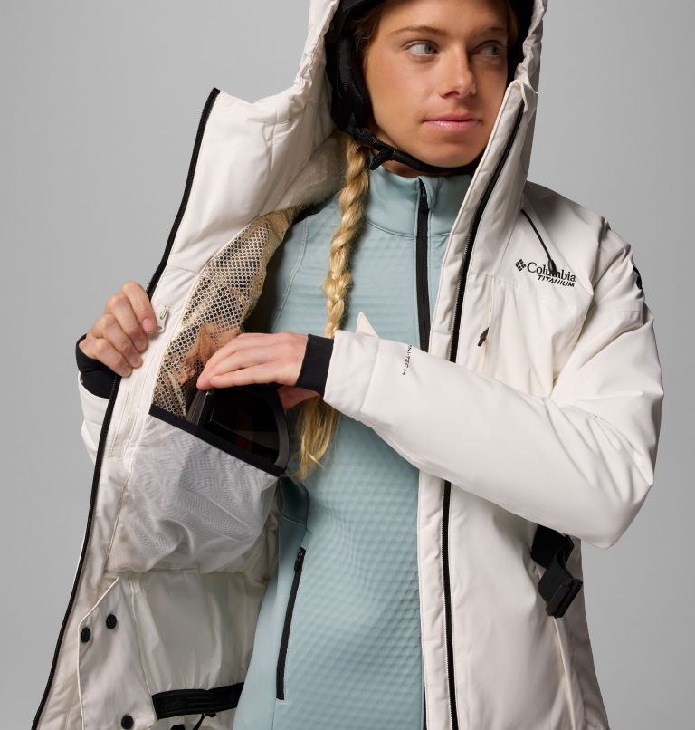 Women's Cirque Bowl Insulated Jacket, Color: Sea Salt, image 5