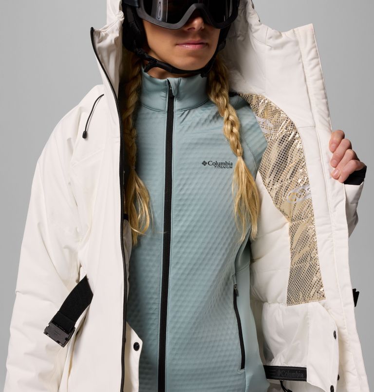 Women's Cirque Bowl Insulated Jacket, Color: Sea Salt, image 6