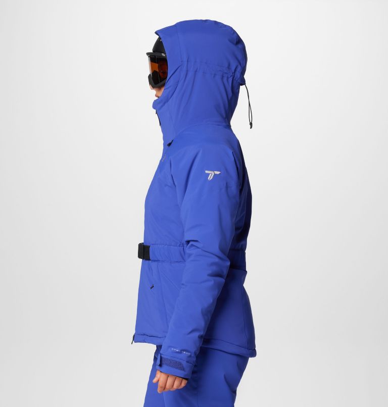 Women's Cirque Bowl Insulated Waterproof Ski Jacket, Color: Clematis Blue, image 4