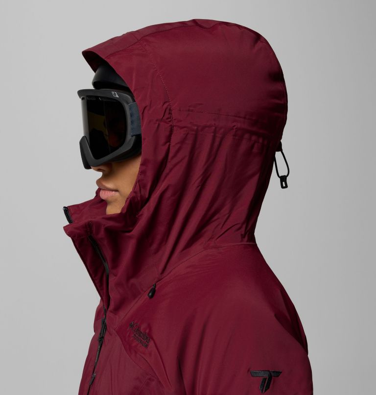 Chaqueta de esquí impermeable y aislante Cirque Bowl para mujer, Color: Rich Wine, image 13