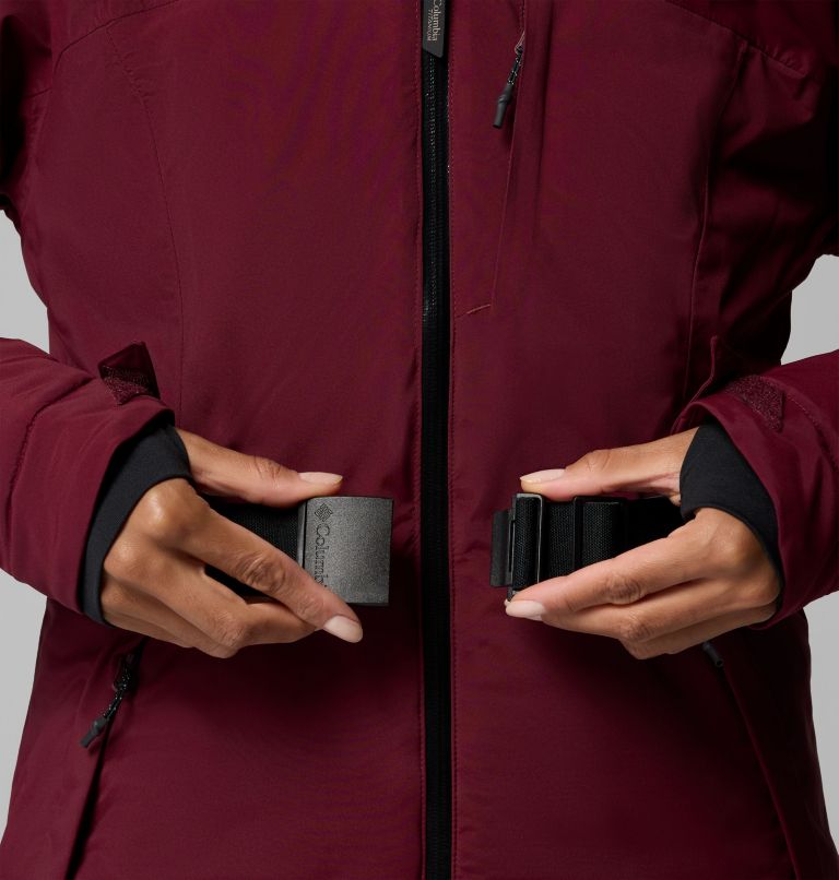 Chaqueta de esquí impermeable y aislante Cirque Bowl para mujer, Color: Rich Wine, image 14
