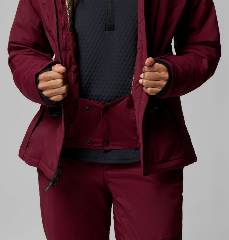 Chaqueta de esquí impermeable y aislante Cirque Bowl para mujer, Color: Rich Wine, image 7