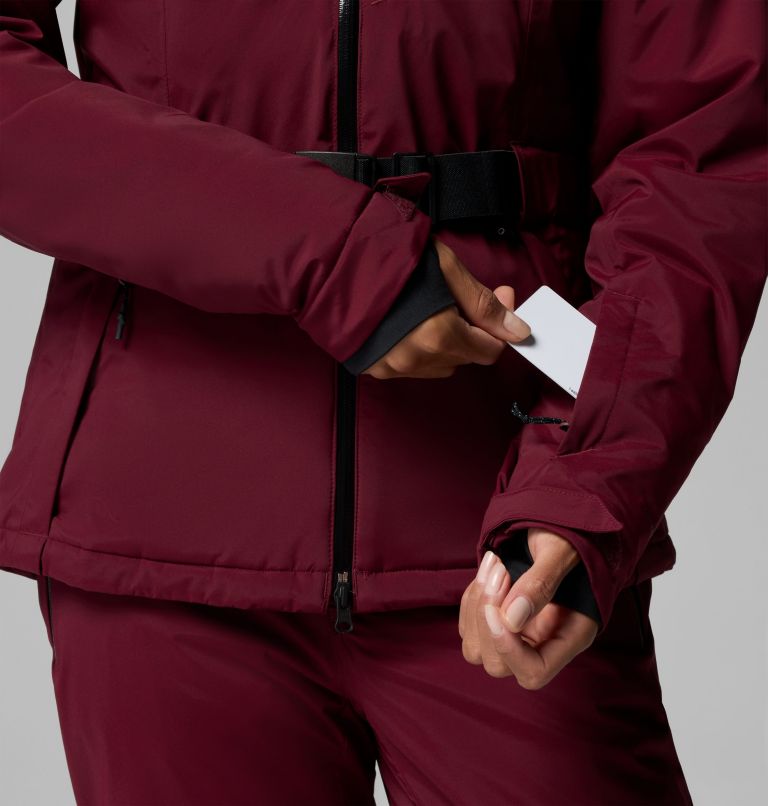 Chaqueta de esquí impermeable y aislante Cirque Bowl para mujer, Color: Rich Wine, image 10