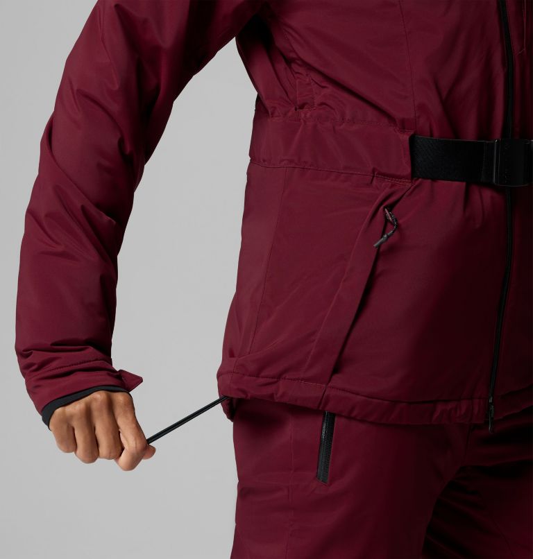 Chaqueta de esquí impermeable y aislante Cirque Bowl para mujer, Color: Rich Wine, image 11