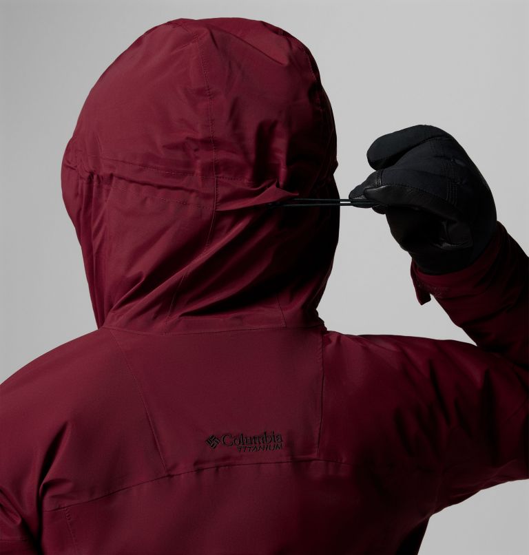 Chaqueta de esquí impermeable y aislante Cirque Bowl para mujer, Color: Rich Wine, image 12