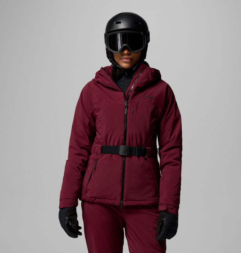 Chaqueta de esquí impermeable y aislante Cirque Bowl para mujer, Color: Rich Wine, image 1