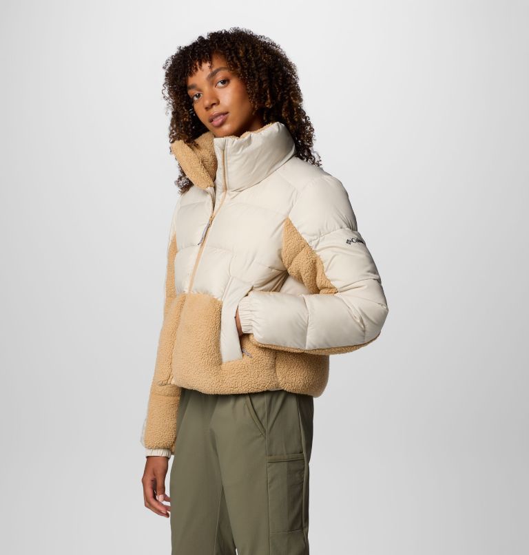 Manteau hybride en sherpa Leadbetter Point II pour femmes, Color: Dark Stone, Canoe, image 4