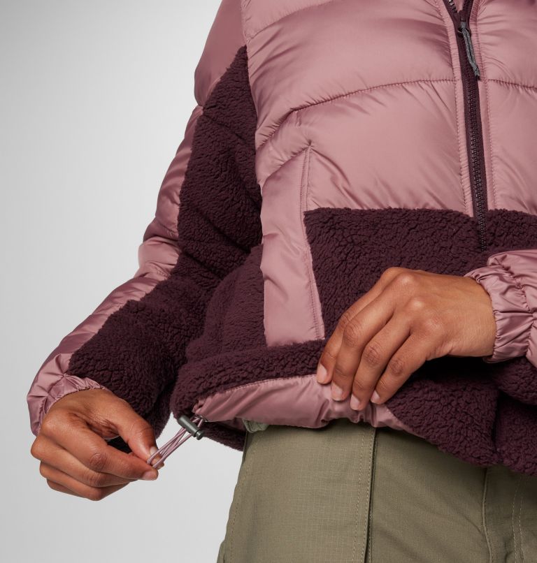 Manteau hybride en sherpa Leadbetter Point II pour femmes, Color: Fig, Moonvista, image 7