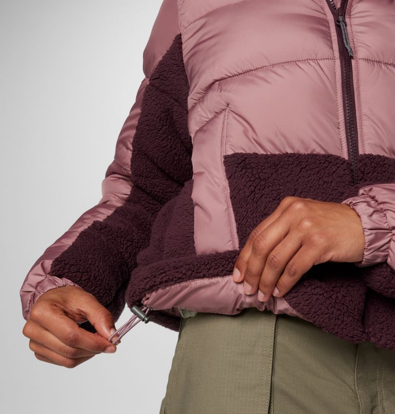Leadbetter Point II Sherpa Hybrid Puffer-Jacke für Frauen, Color: Fig, Moonvista, image 7