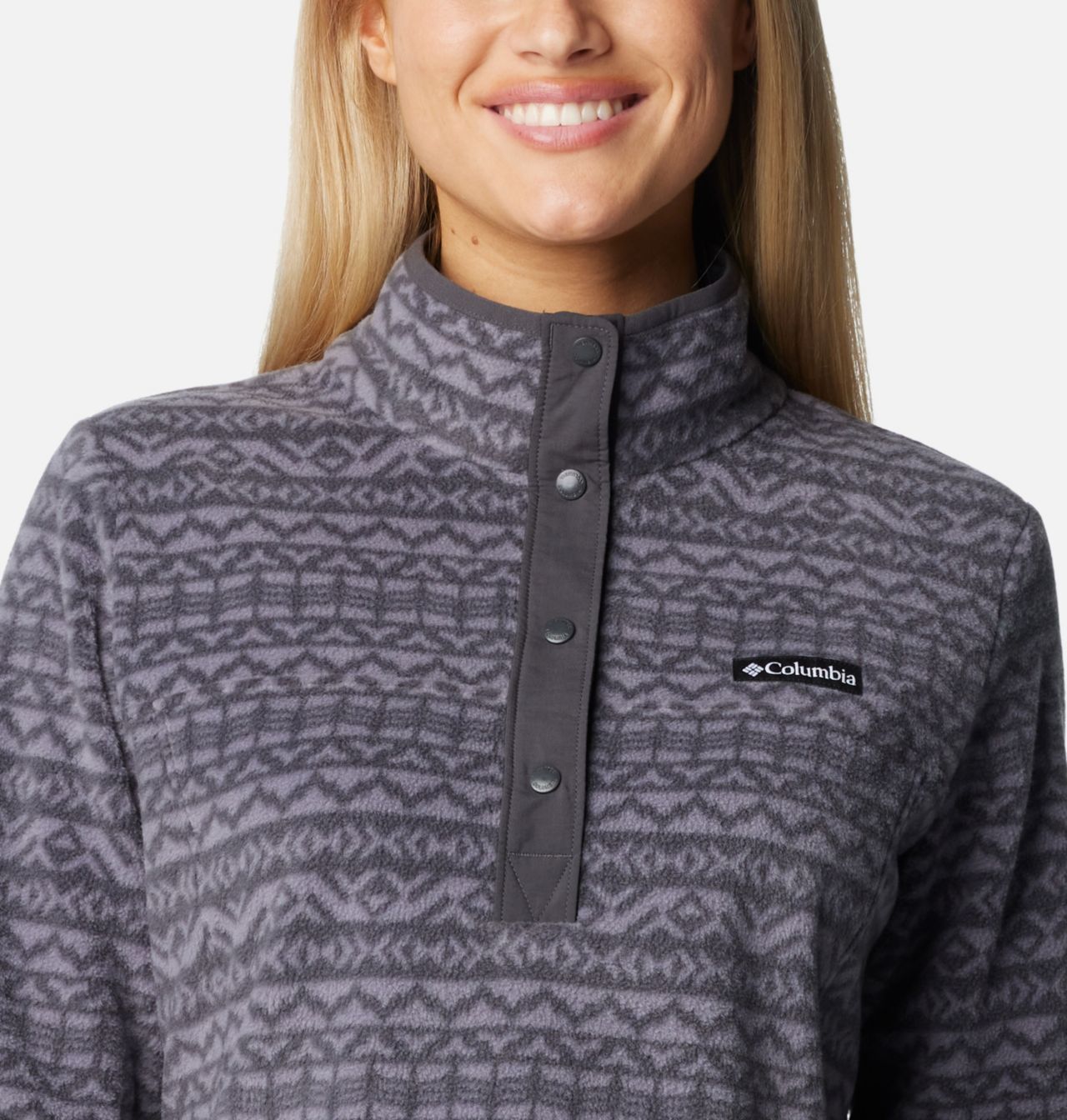 Women's Benton Springs™ Printed Half Snap Fleece Pullover 4