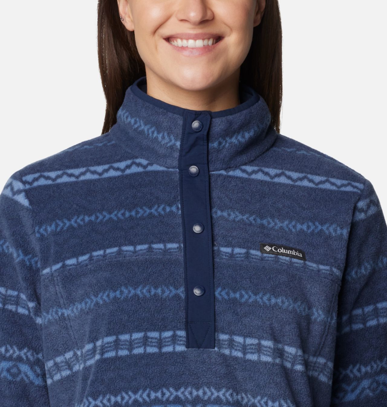 Women's Benton Springs™ Printed Half Snap Fleece Pullover | 464 | XXL 4