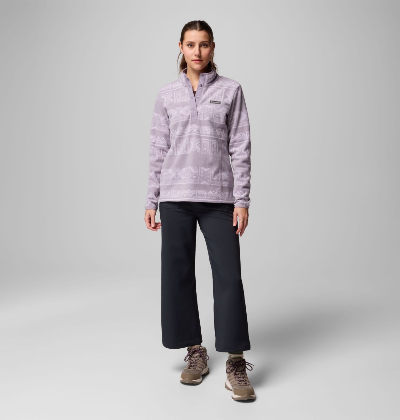 Women's Benton Springs™ Printed Half Snap Fleece Pullover 2