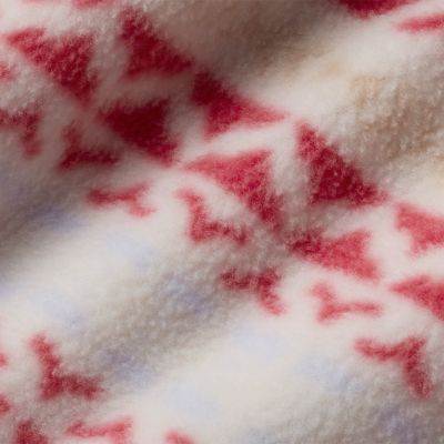 Close up shot of the plush fleece.