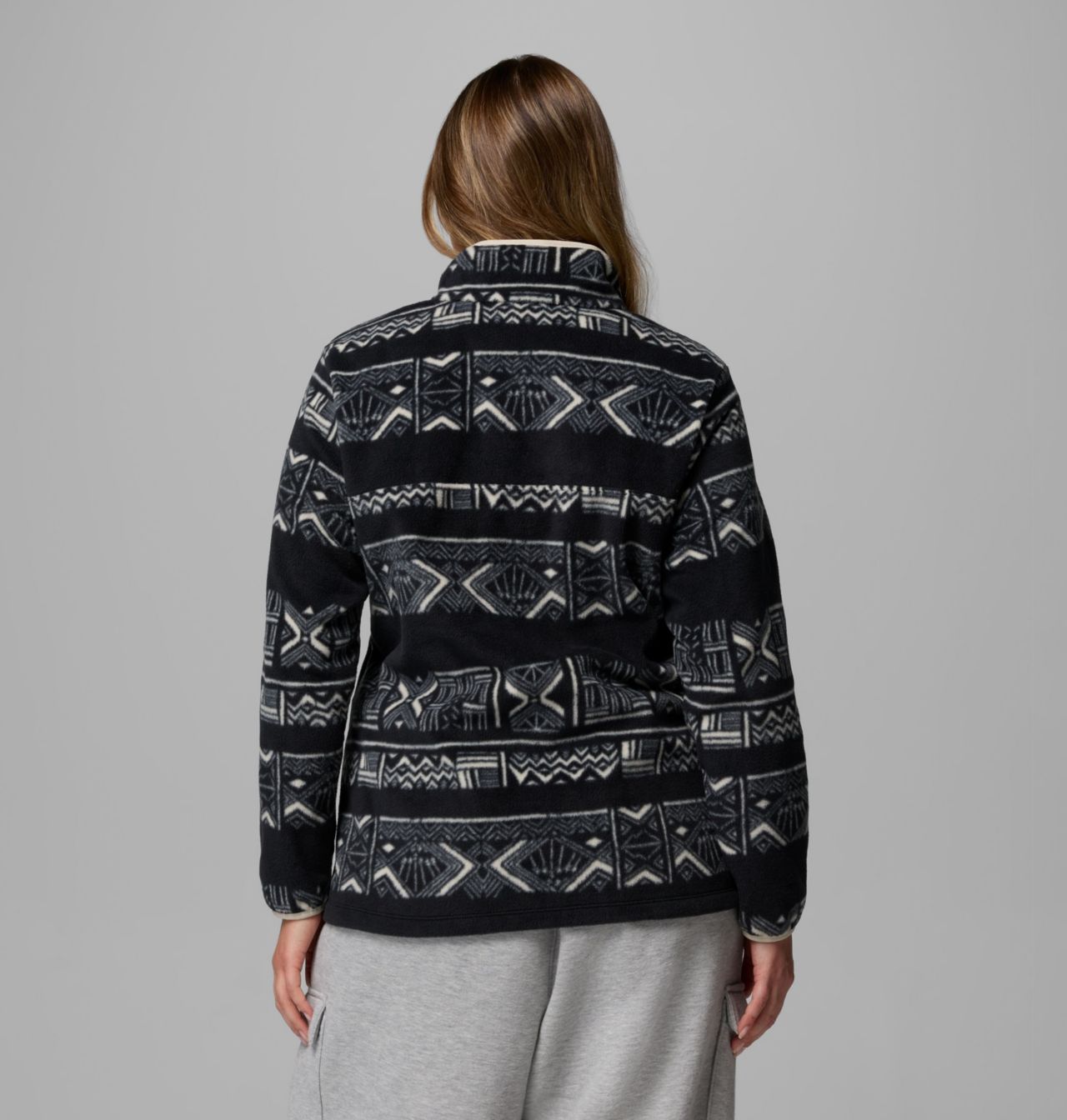 Women's Benton Springs™ Printed Half Snap Fleece Pullover - Plus Size 3