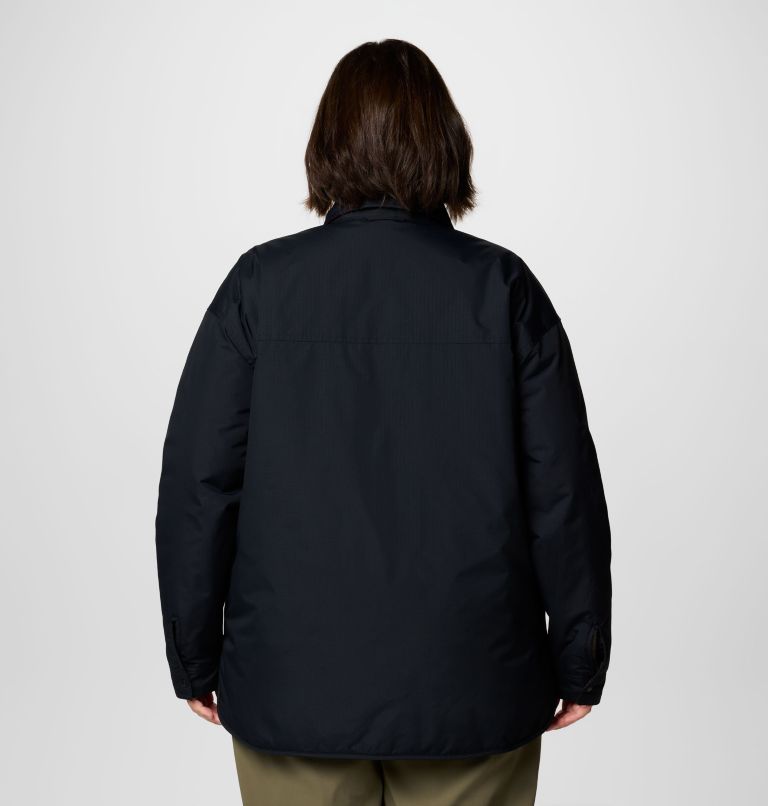 Women's Longhorn Ridge Reversible Shirt Jacket - Plus Size, Color: Black, image 2
