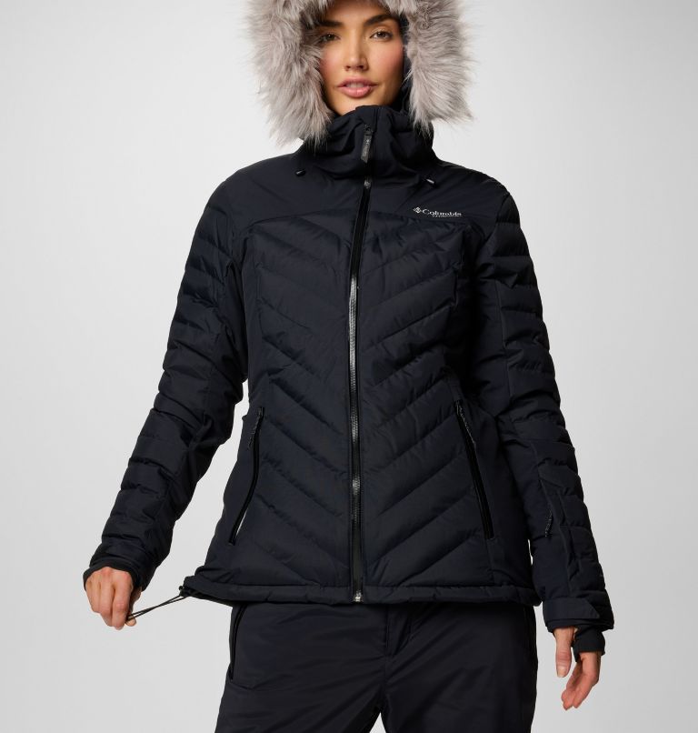Women's Bird Mountain II Insulated Down Ski Jacket, Color: Black, image 10