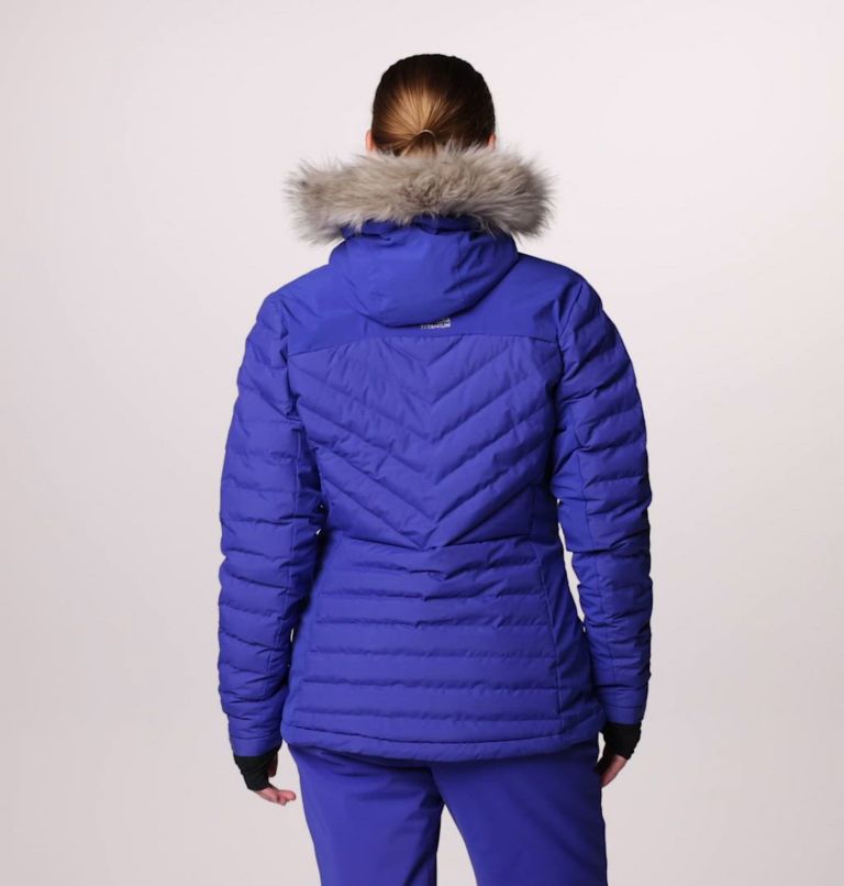 Women's Bird Mountain II Insulated Down Ski Jacket, Color: Clematis Blue