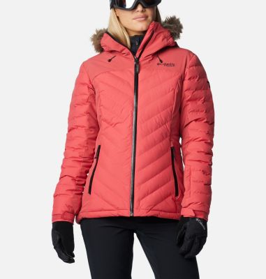 Columbia women's fashion snowshoe mountain omni heat waterproof hooded ski jacket