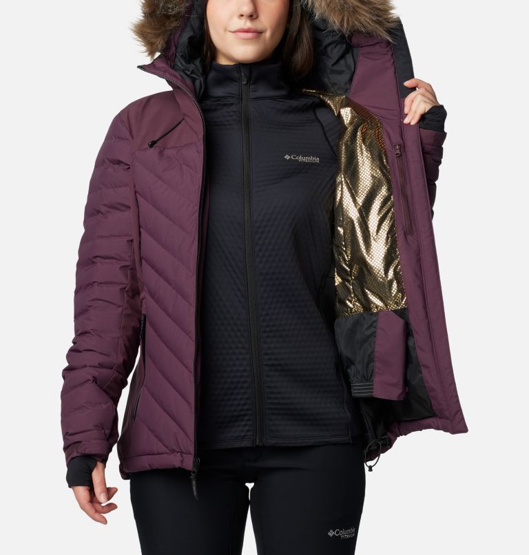 Women's Bird Mountain II Insulated Down Ski Jacket, Color: Moonvista, image 6