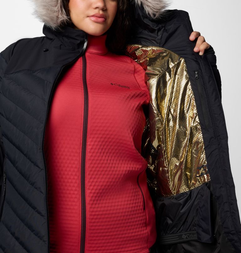 Women's Bird Mountain III Insulated Jacket - Plus Size, Color: Black, image 7