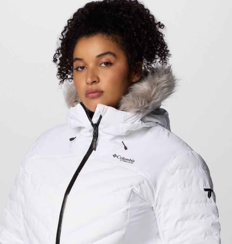 Women's Bird Mountain III Insulated Jacket - Plus Size, Color: White, image 5