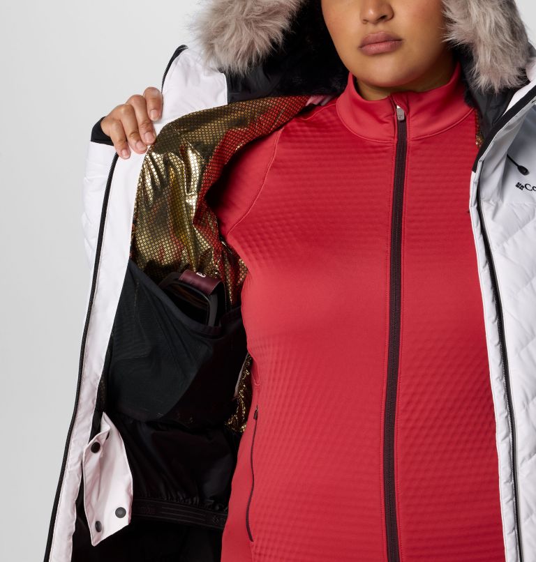 Women's Bird Mountain III Insulated Jacket - Plus Size, Color: White, image 6