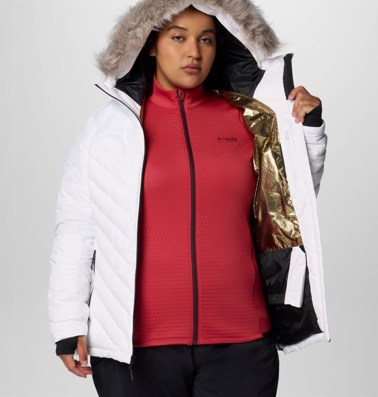 Women's Bird Mountain III Insulated Jacket - Plus Size, Color: White, image 7