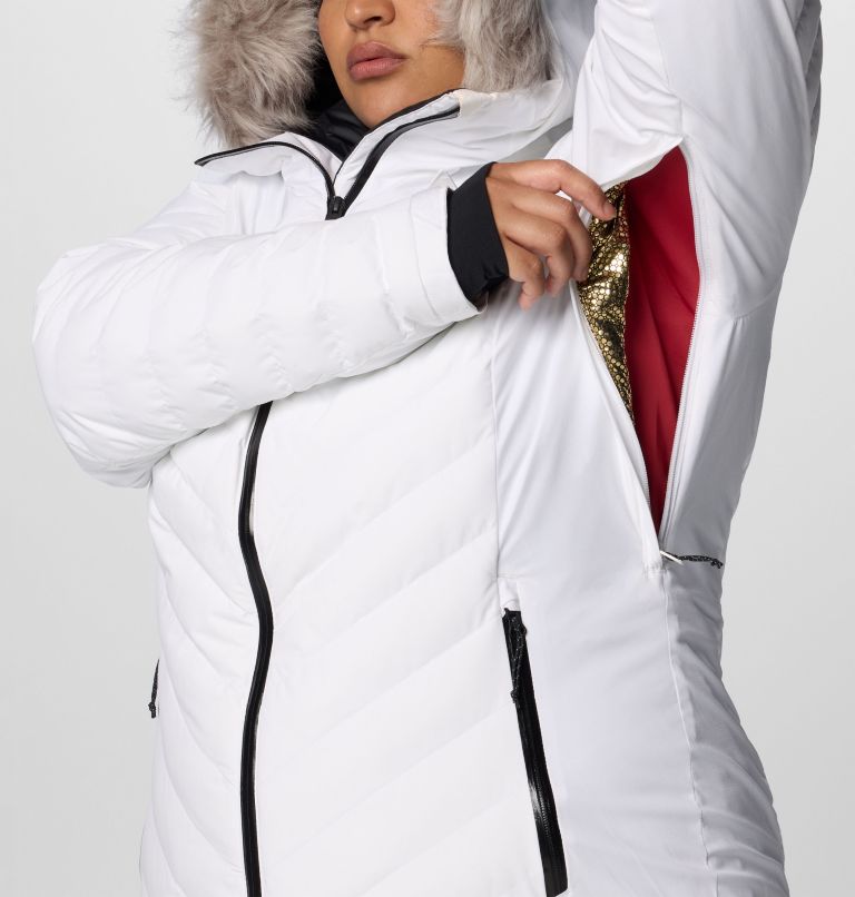 Women's Bird Mountain III Insulated Jacket - Plus Size, Color: White, image 9