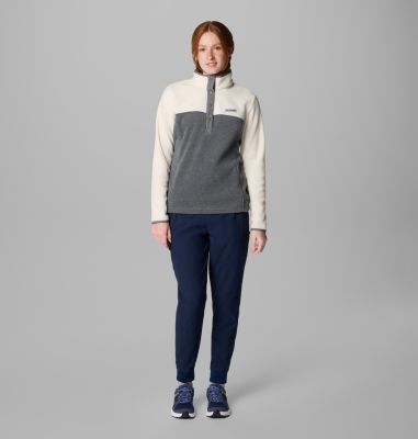 Benton Springs Half Snap Pullover für Frauen, Color: City Grey Heather, Chalk, image 51