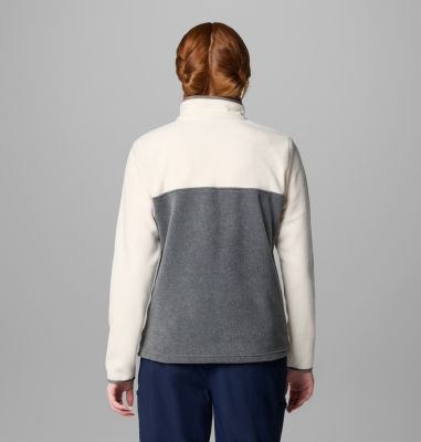 Women's Benton Springs Half Snap Pullover, Color: City Grey Heather, Chalk, image 26