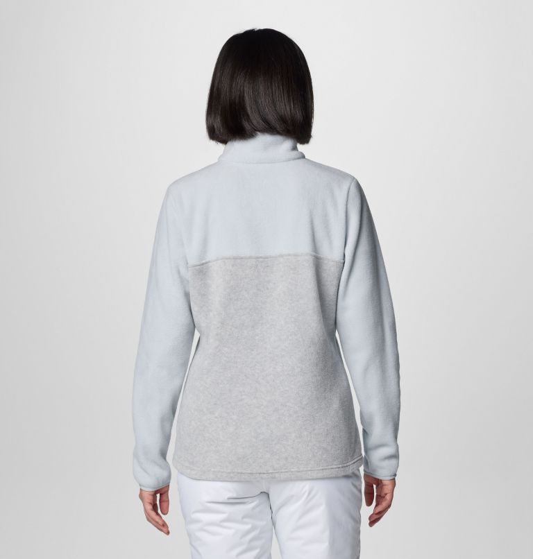 Women's Benton Springs Half Snap Pullover Fleece II, Color: Cirrus Grey Heather, image 2