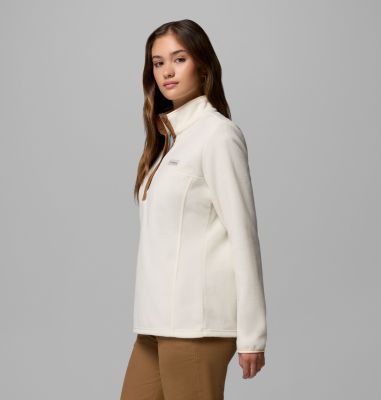 Benton Springs Half Snap Pullover für Frauen, Color: Chalk, Camel Brown, image 47