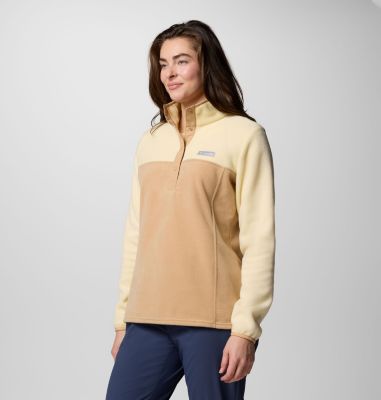 Sweat polaire pressionné Benton Springs femme, Color: Canoe, Lemon Wash, image 15