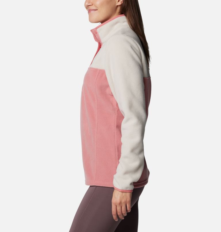 Women's Benton Springs Half Snap Pullover, Color: Dark Stone, Pink Agave, image 3