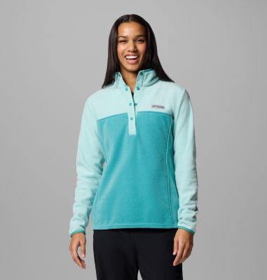 Sweat polaire pressionné Benton Springs femme, Color: Teal, Spray, image 5