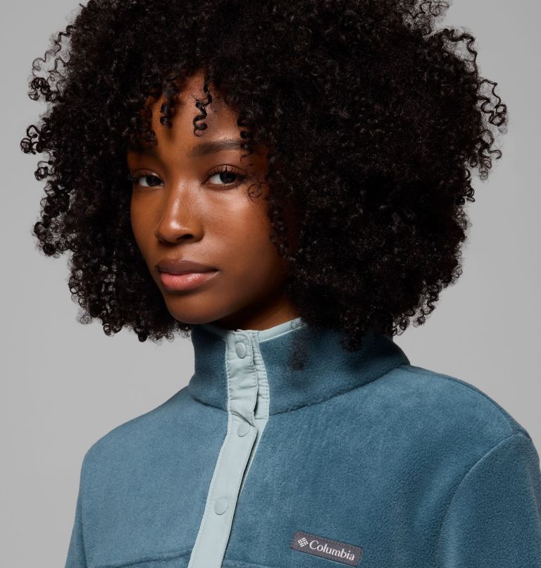 Women's Benton Springs Half Snap Pullover Fleece II, Color: Everblue, Crushed Blue, image 5
