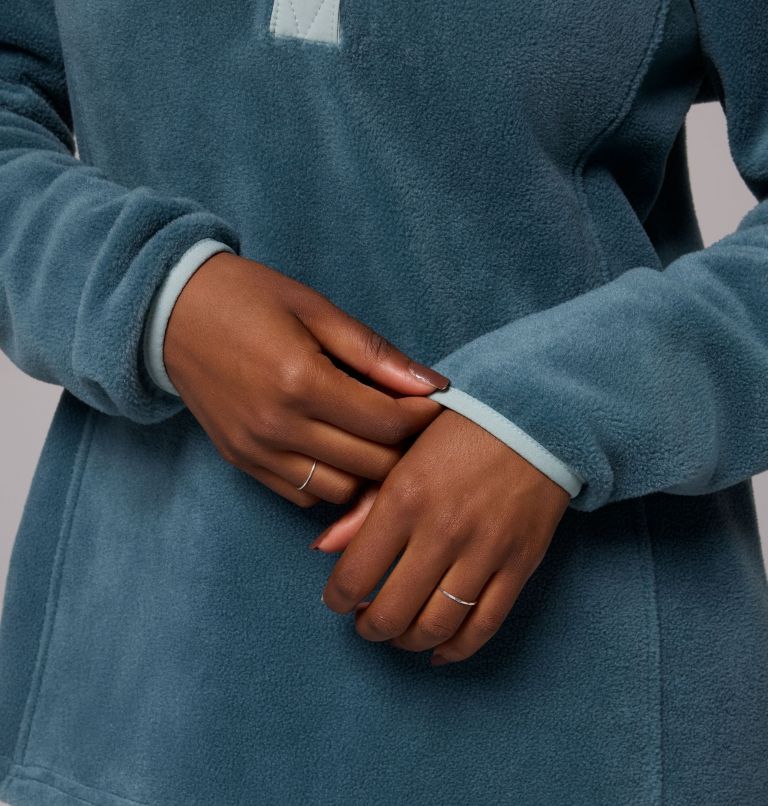 Women's Benton Springs Half Snap Pullover Fleece II, Color: Everblue, Crushed Blue, image 6