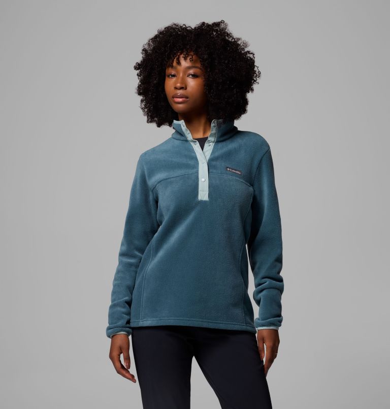 Women's Benton Springs Half Snap Pullover Fleece II, Color: Everblue, Crushed Blue, image 1