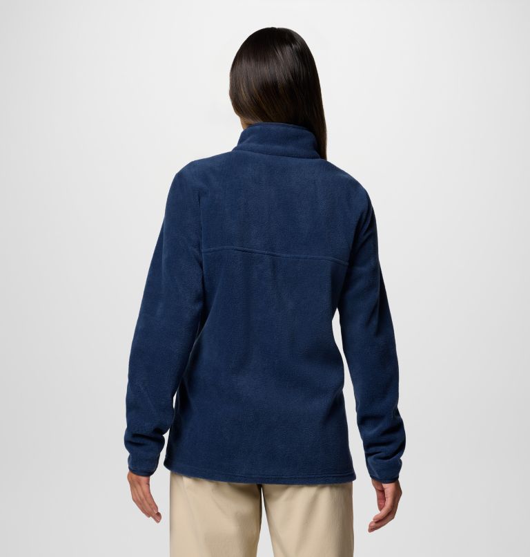 Forro polar con cierre medio a presión Benton Springs para mujer, Color: Collegiate Navy, image 2